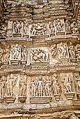 Khajuraho - Visvanatha temple, erotic sculptures 